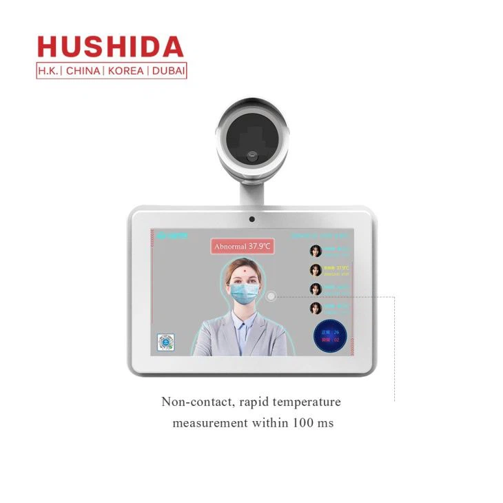 10.1 Inch AI Facial Detection Thermal Imaging Thermometer For Enterprise, Train Station, Public Areas